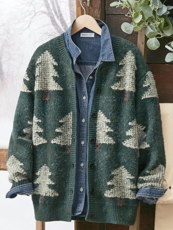 Coldwater Creek Sweaters - Coldwater Creek Evergreen Cardigan  Size 2X